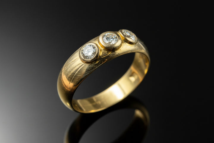 Anello Fascia Bombata Trilogy