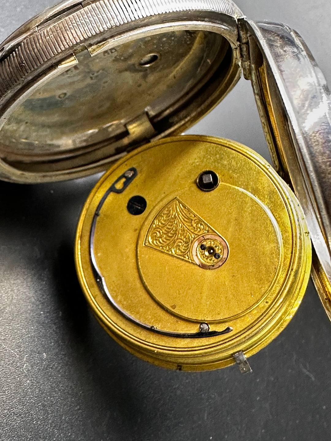 Orologio da tasca in argento – B. Eynon, Narberth – Cassa Chester 1806