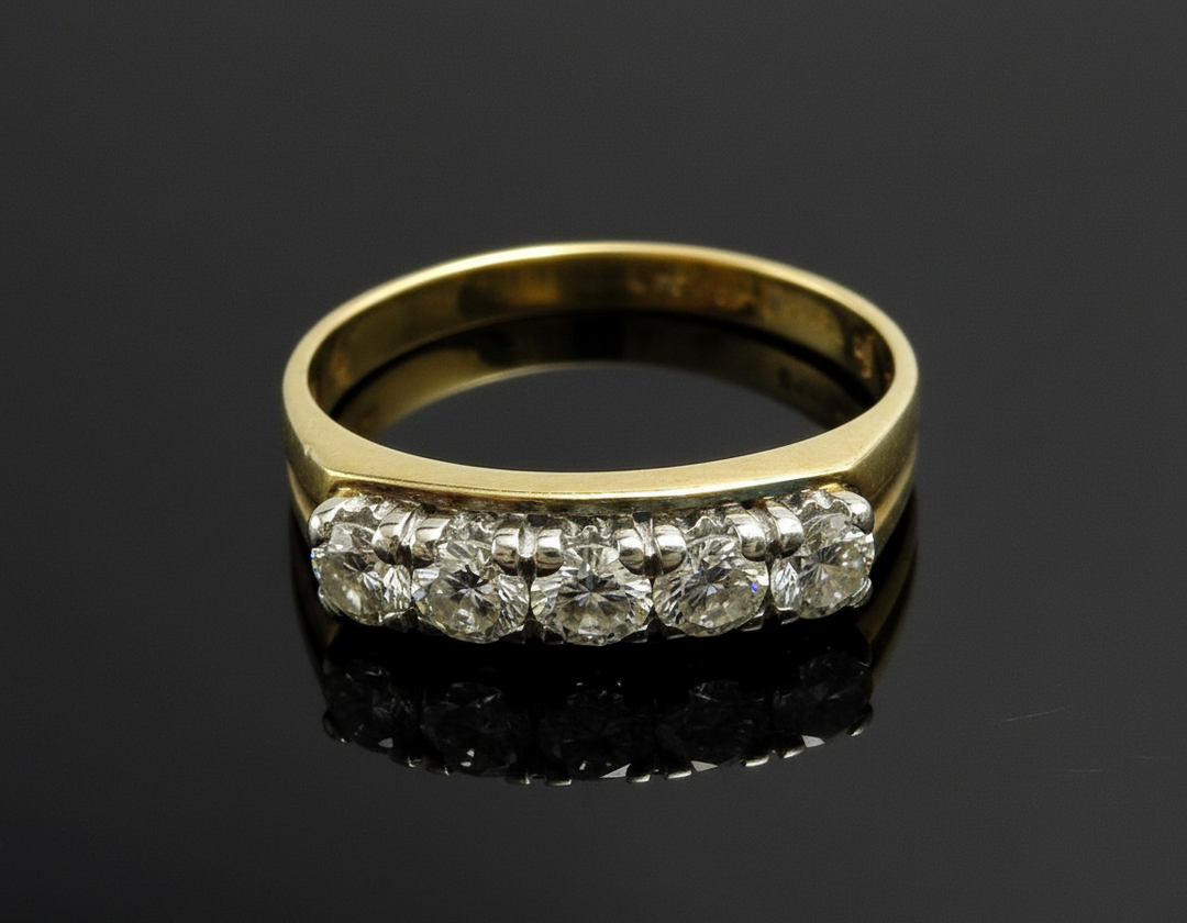 Anello a Riviere Anni '30