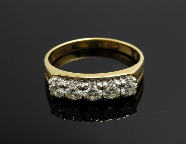 Anello a Riviere Anni '30