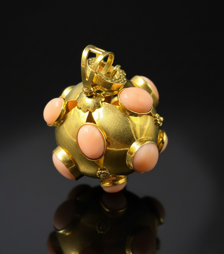 Ciondolo “Mina” con Corallo Rosa