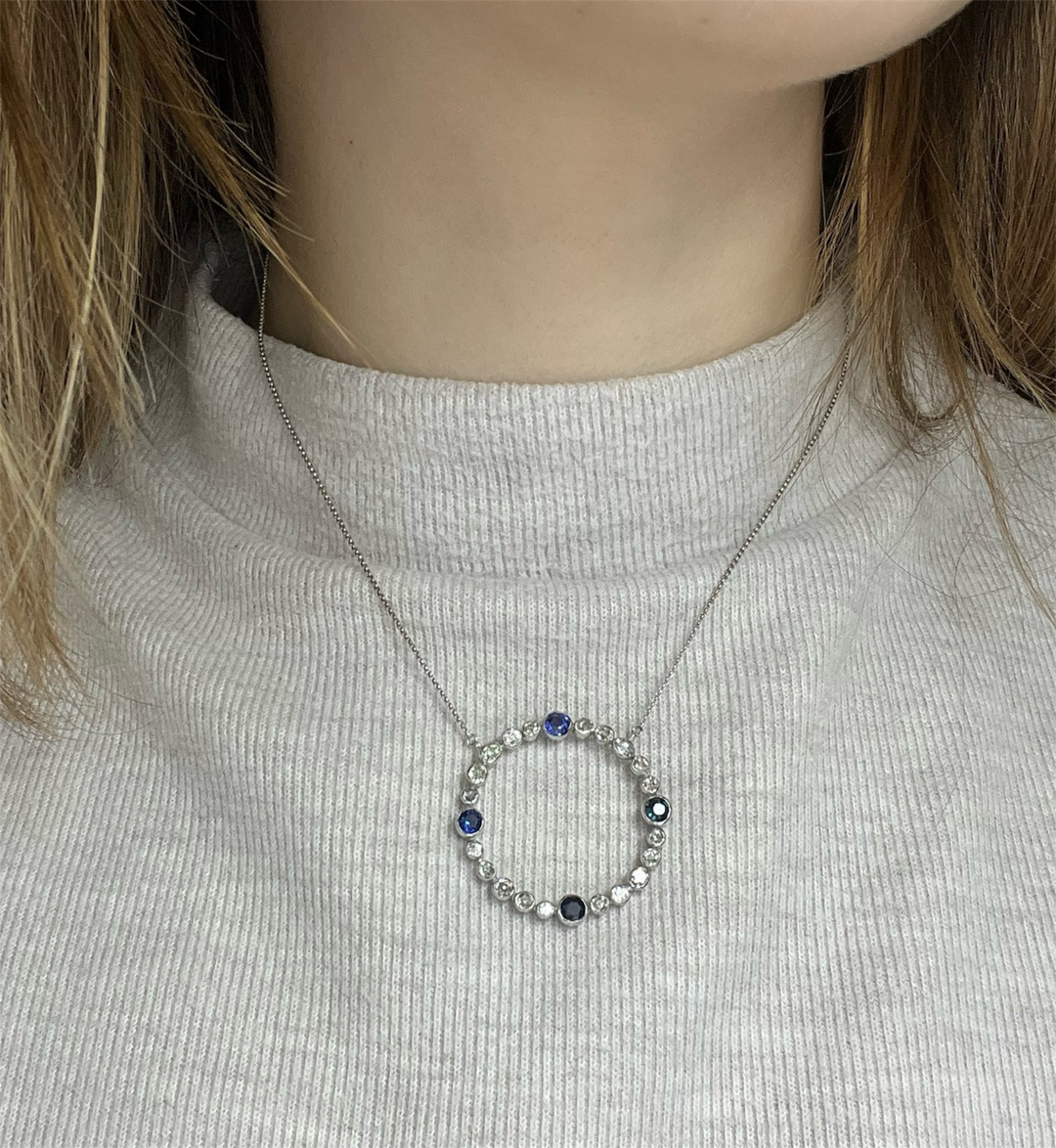 Pendente Diamanti e Zaffiri, Anni '40