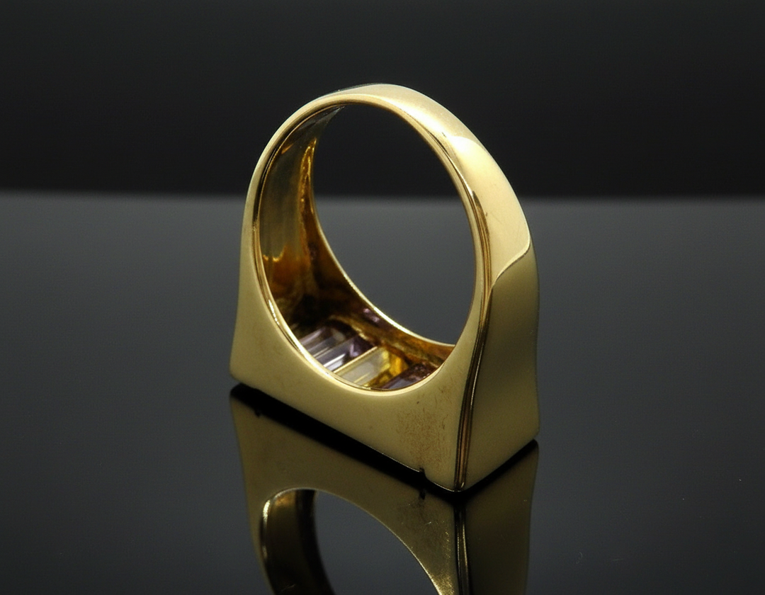 Anello Premier con Pietre Multicolori