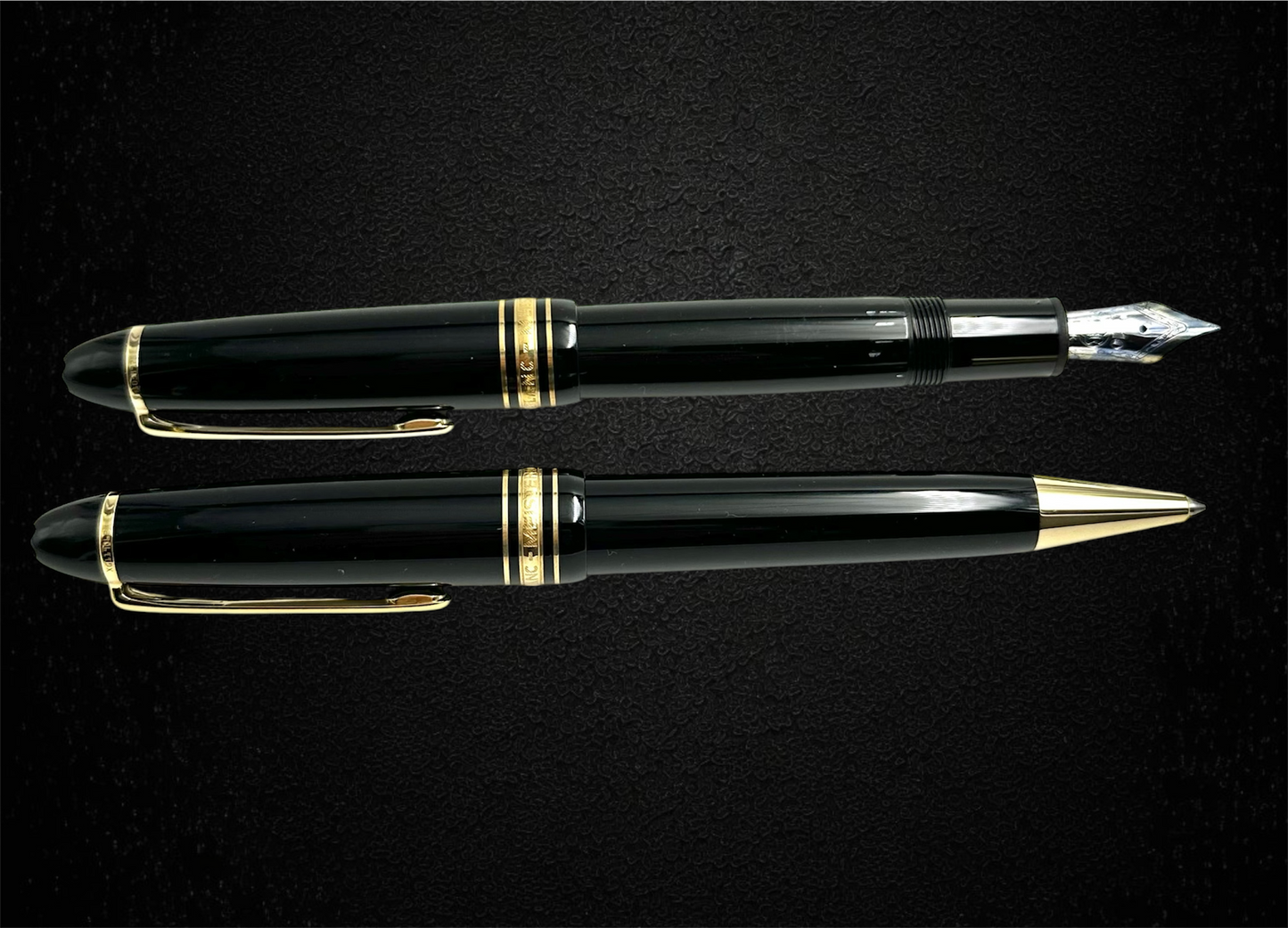 Montblanc Set of Meisterstück Ballpoint and Fountain Pen