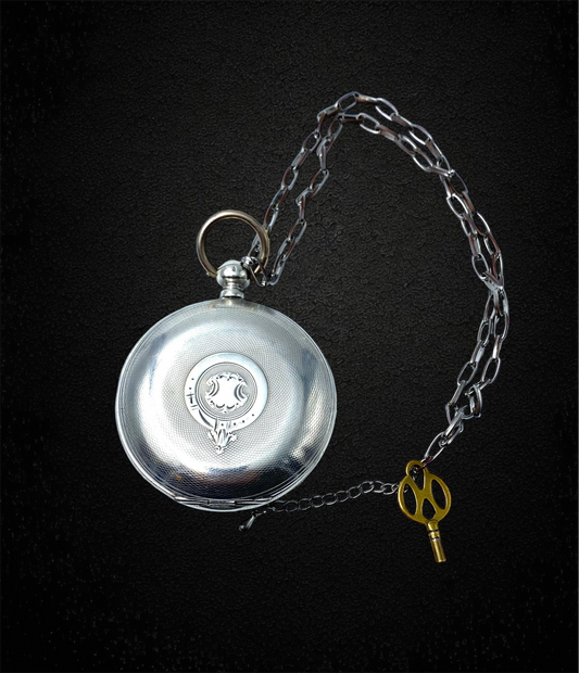 Boutte silver pocket watch, circa 1890