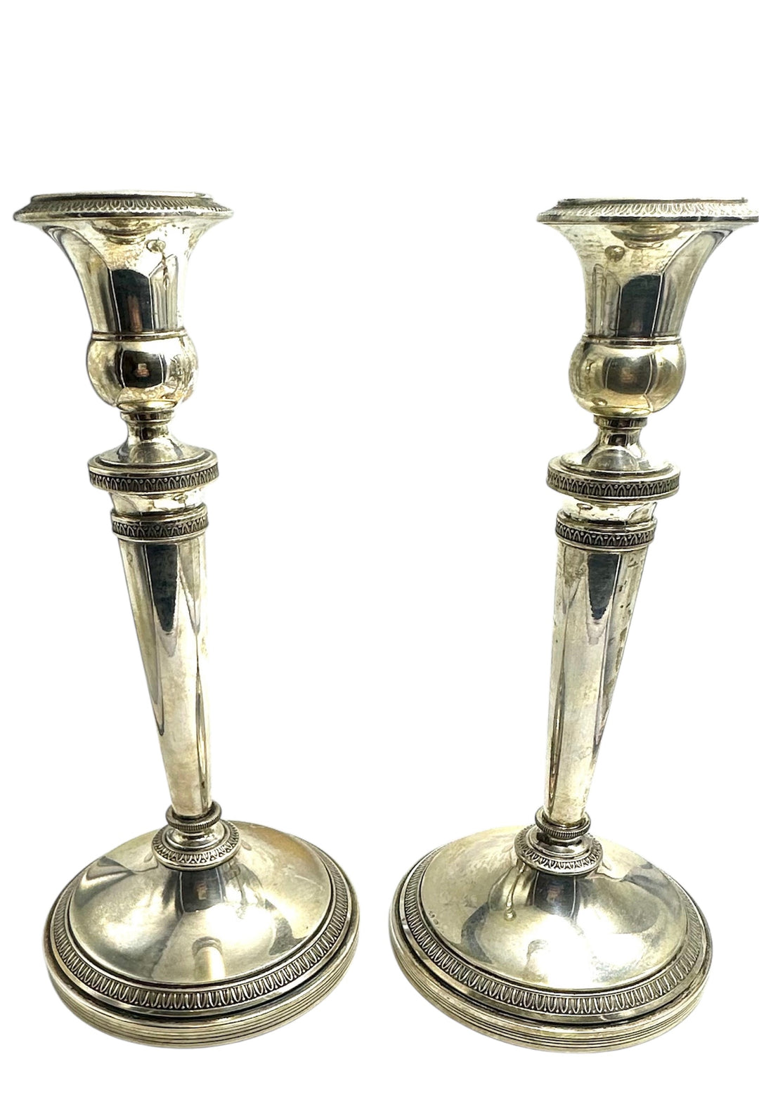 Silver candlesticks by PETRUZZI ANTONIO &amp; BRANCA UGO