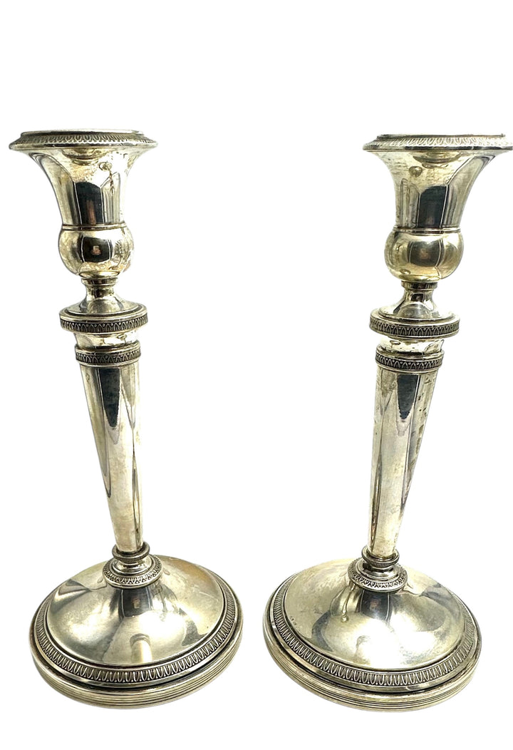 Silver candlesticks by PETRUZZI ANTONIO &amp; BRANCA UGO