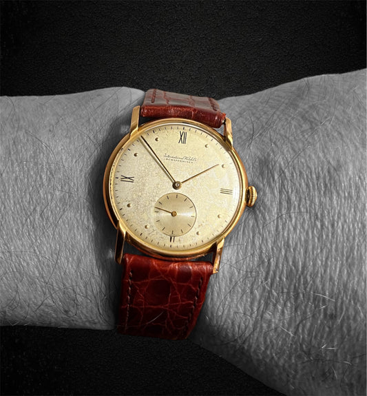 IWC Schaffausen cassa oro, anni Trenta