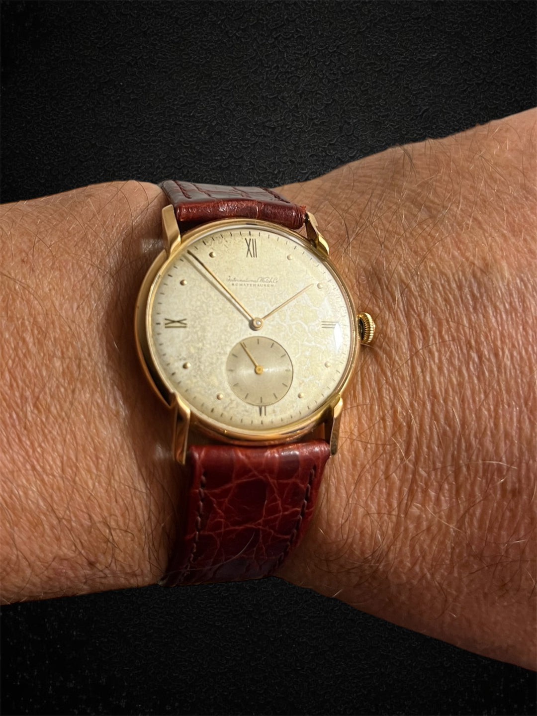 IWC Schaffausen cassa oro, anni Trenta
