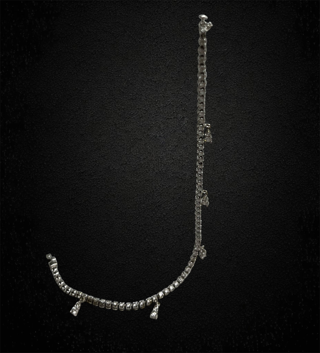 Bracciale tennis in oro bianco ct. 1,66 totali