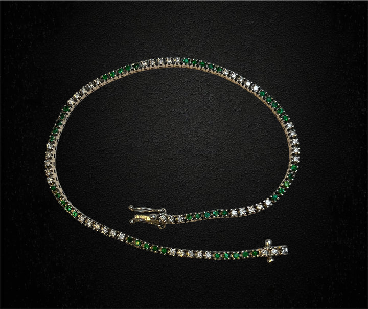 Tennis diamanti e tsavoriti