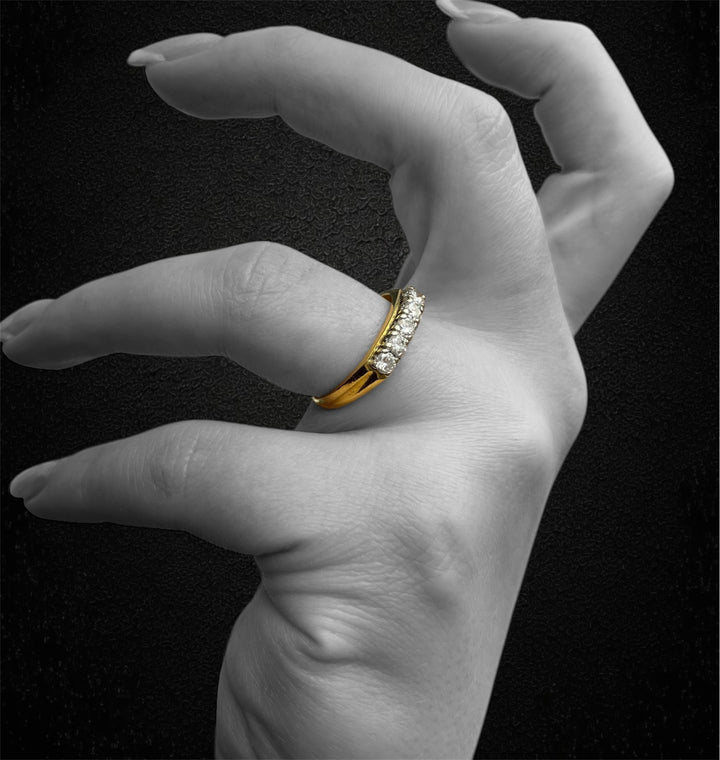 Anello a Riviere Anni '30