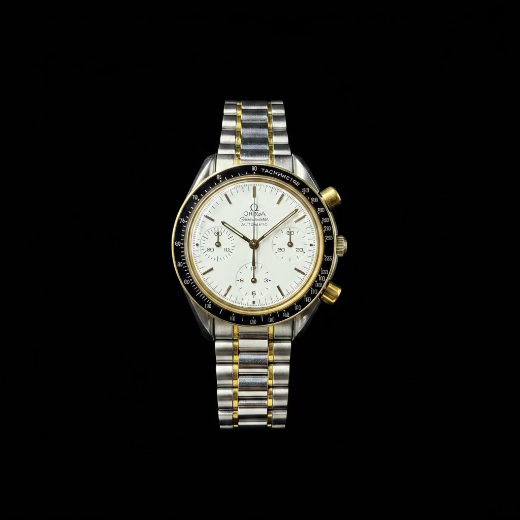 OMEGA Speedmaster Reduced ref. 175.0032 — Oro/Acciaio