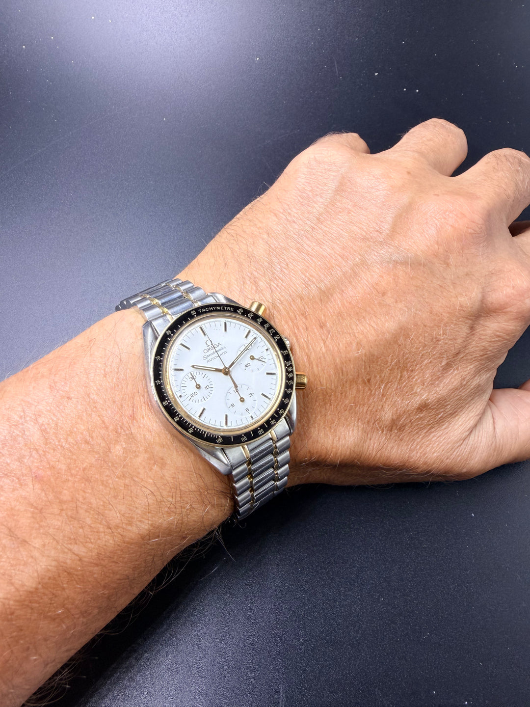 OMEGA Speedmaster Reduced ref. 175.0032 — Oro/Acciaio