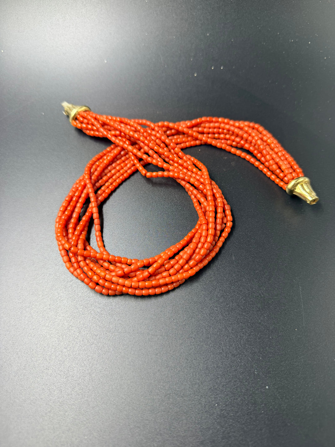Collana in Corallo Multifilo