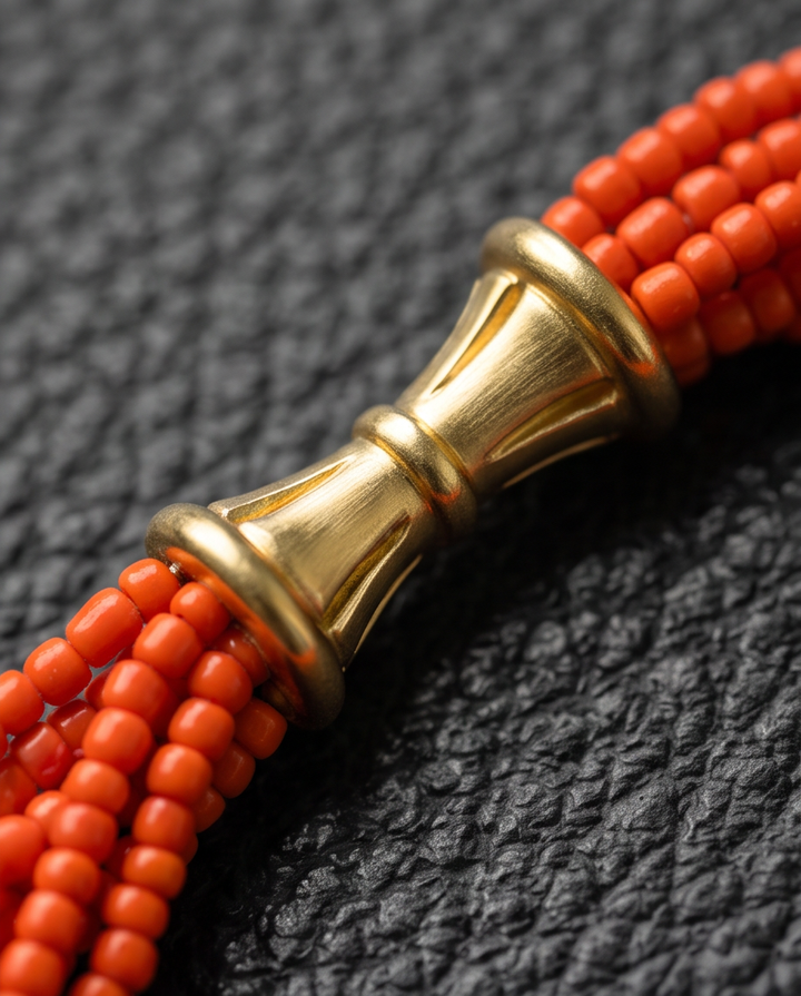 Collana in Corallo Multifilo