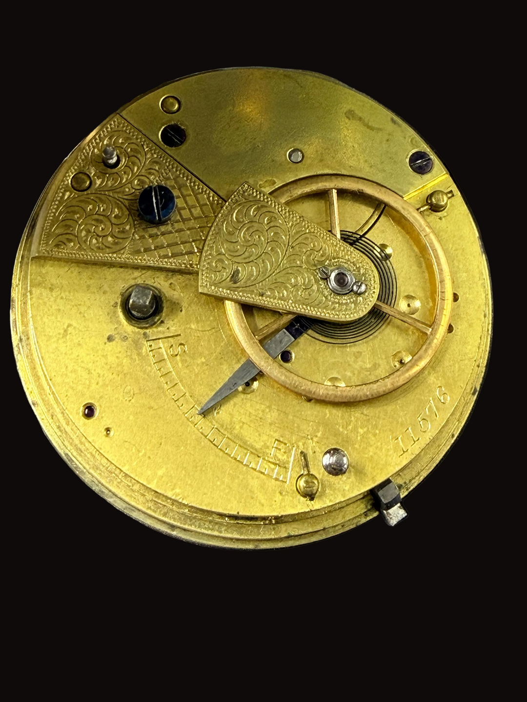 English Silver Pocket Watch