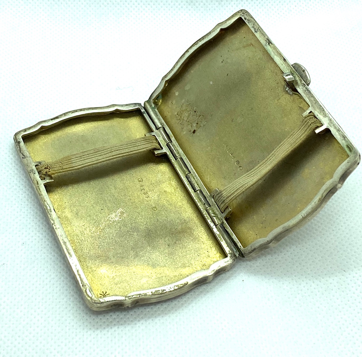 Scatola per sigarette in argento smaltato dell'Impero Austriaco.