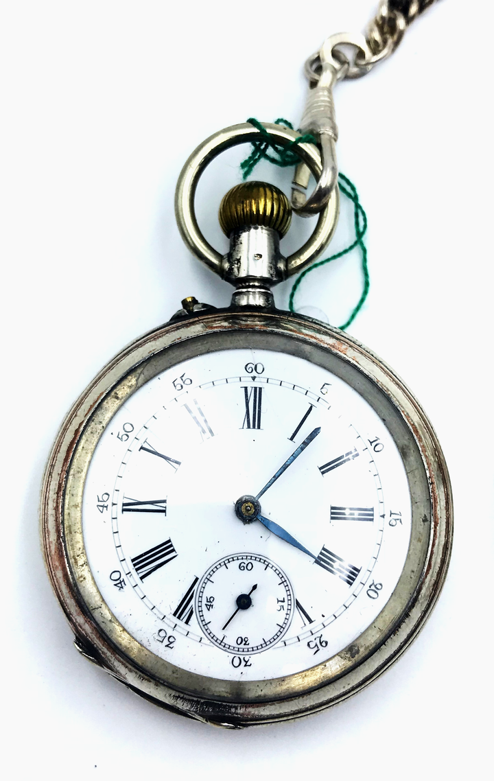 Orologio svizzero in argento, per il mercato tedesco