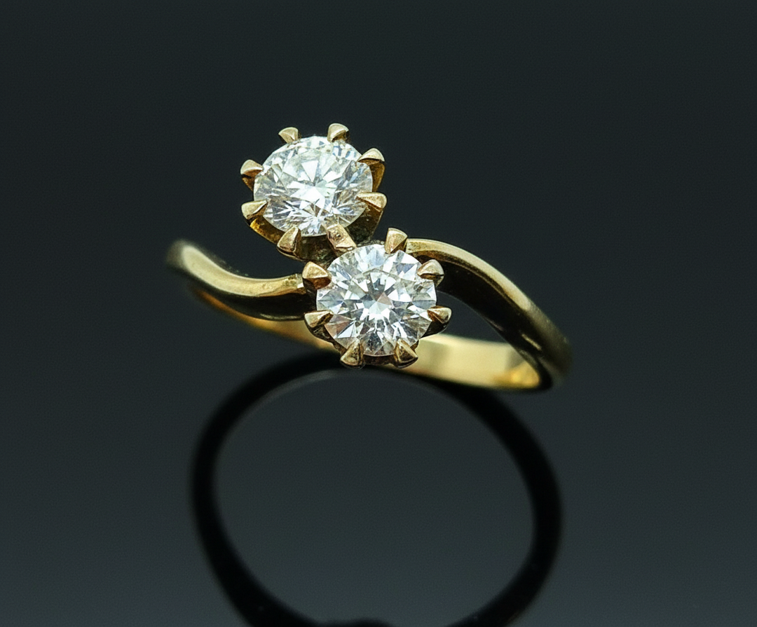 Anello a Contrarier di Diamanti