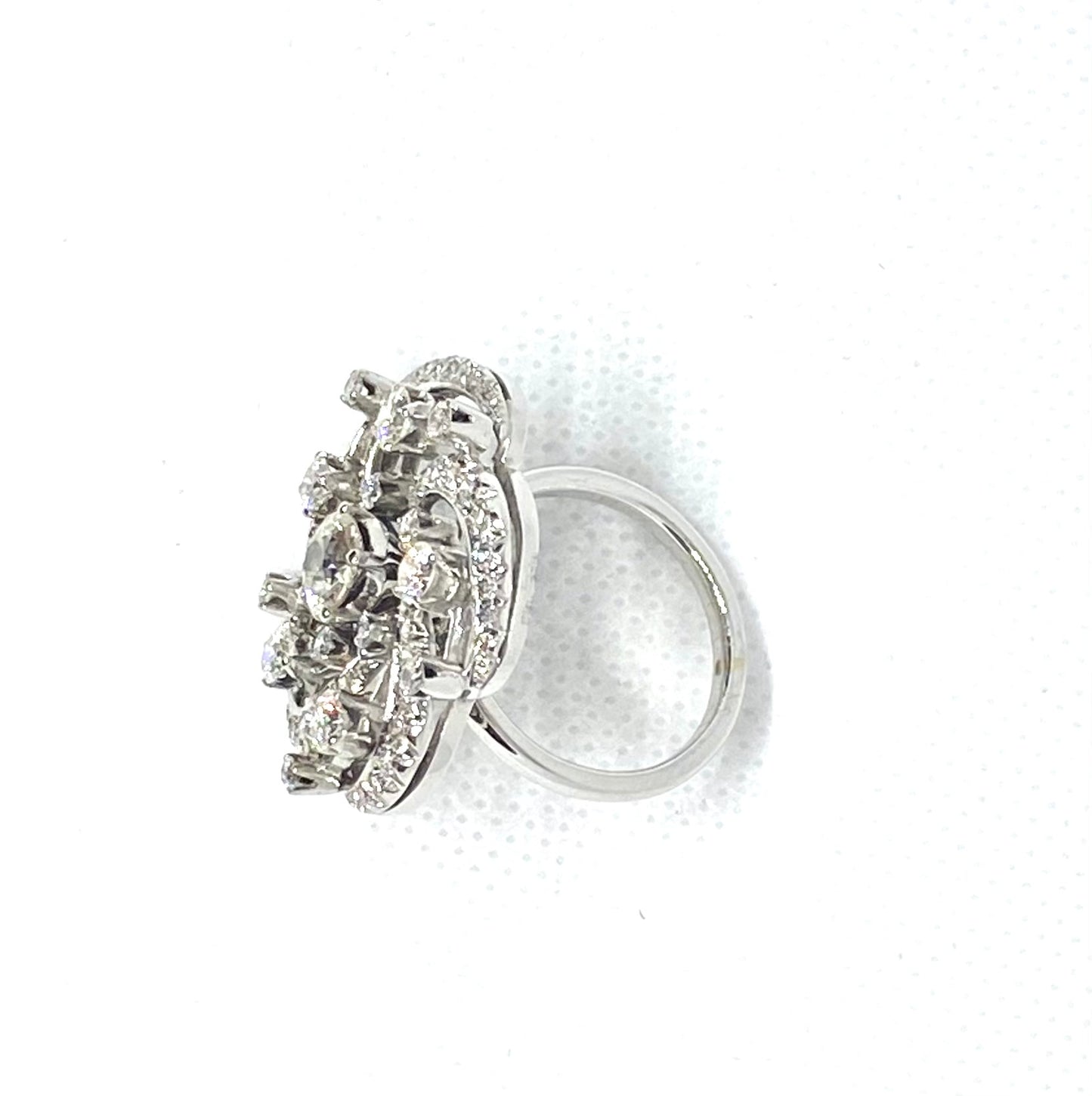 Art nouveau diamond ring