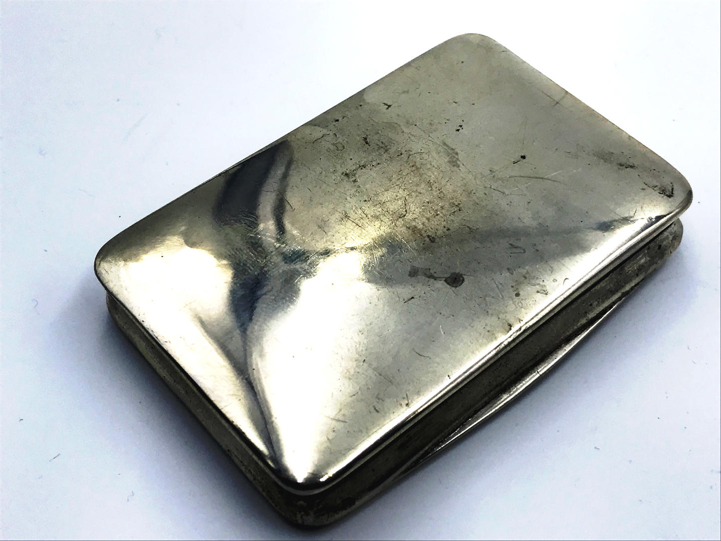 Snuff Box - Silver and enamel