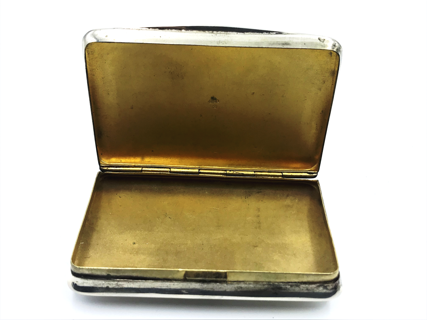 Snuff Box - Silver and enamel