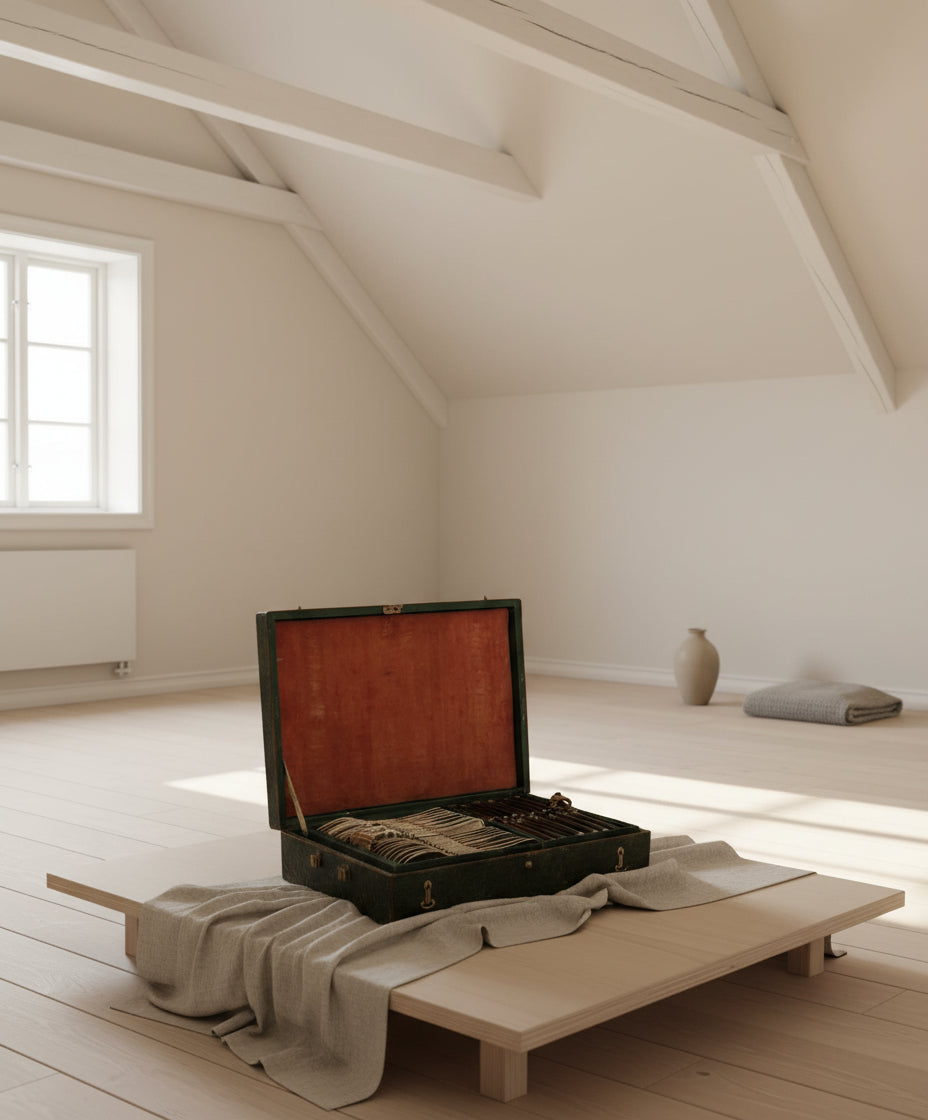 Set di Posate da Viaggio Diplomatico Savoia in Argento