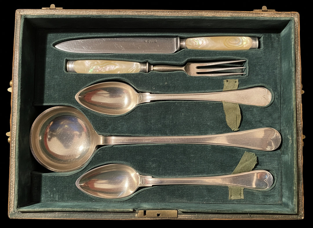 Set di Posate da Viaggio Diplomatico Savoia in Argento