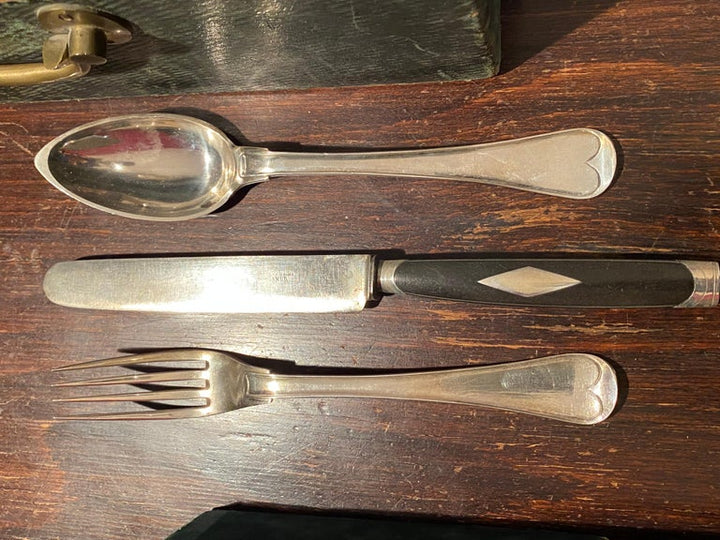 Set di Posate da Viaggio Diplomatico Savoia in Argento