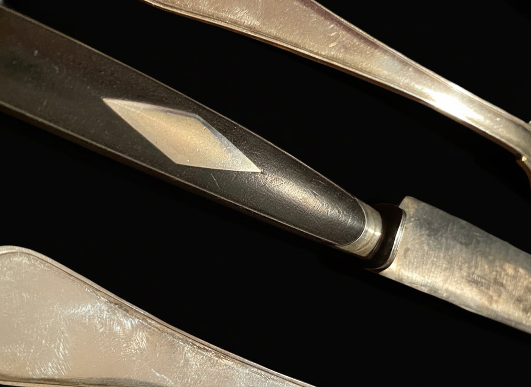 Set di Posate da Viaggio Diplomatico Savoia in Argento