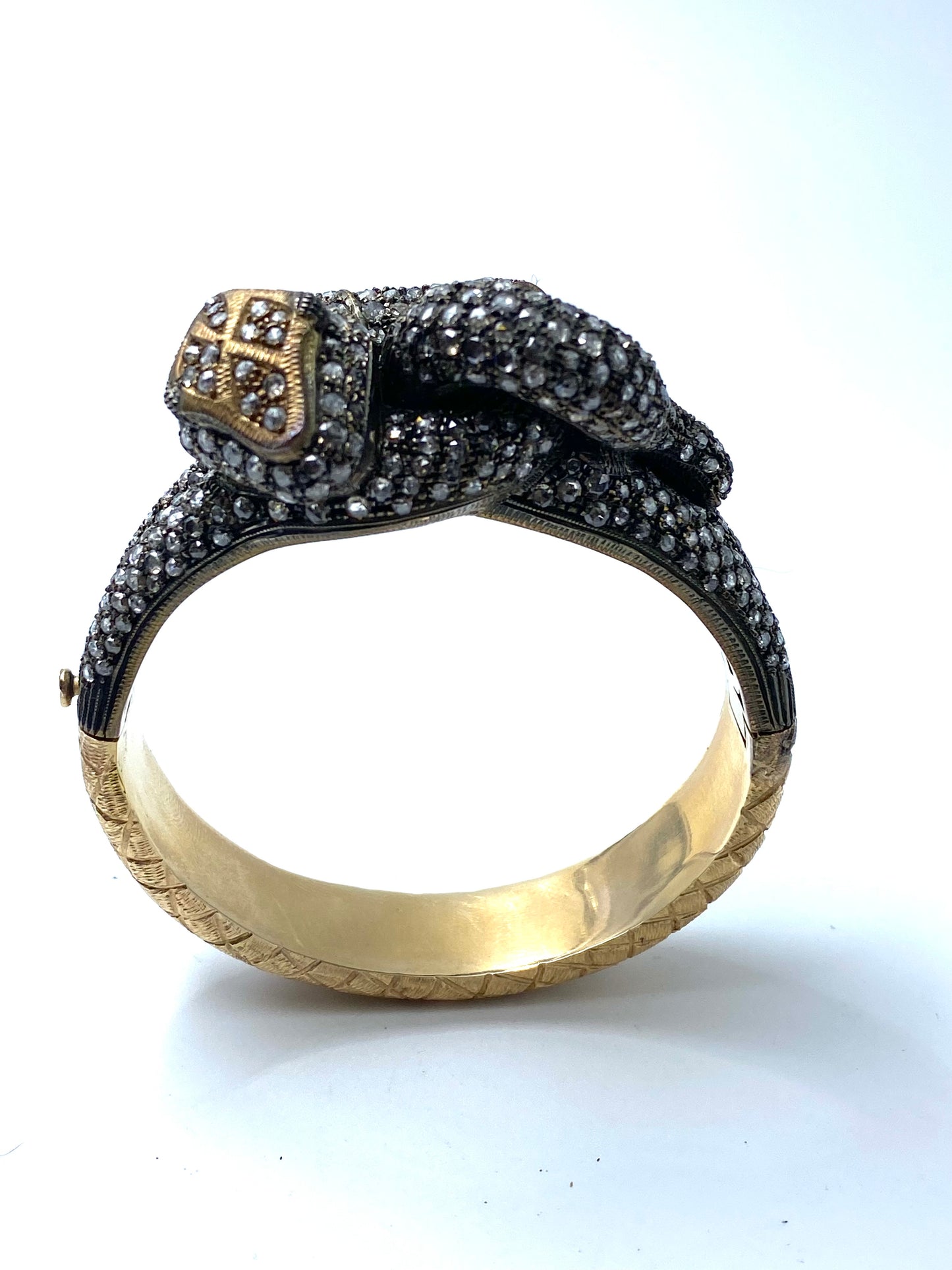 Gorgeous Late Victorian Snake Bangle