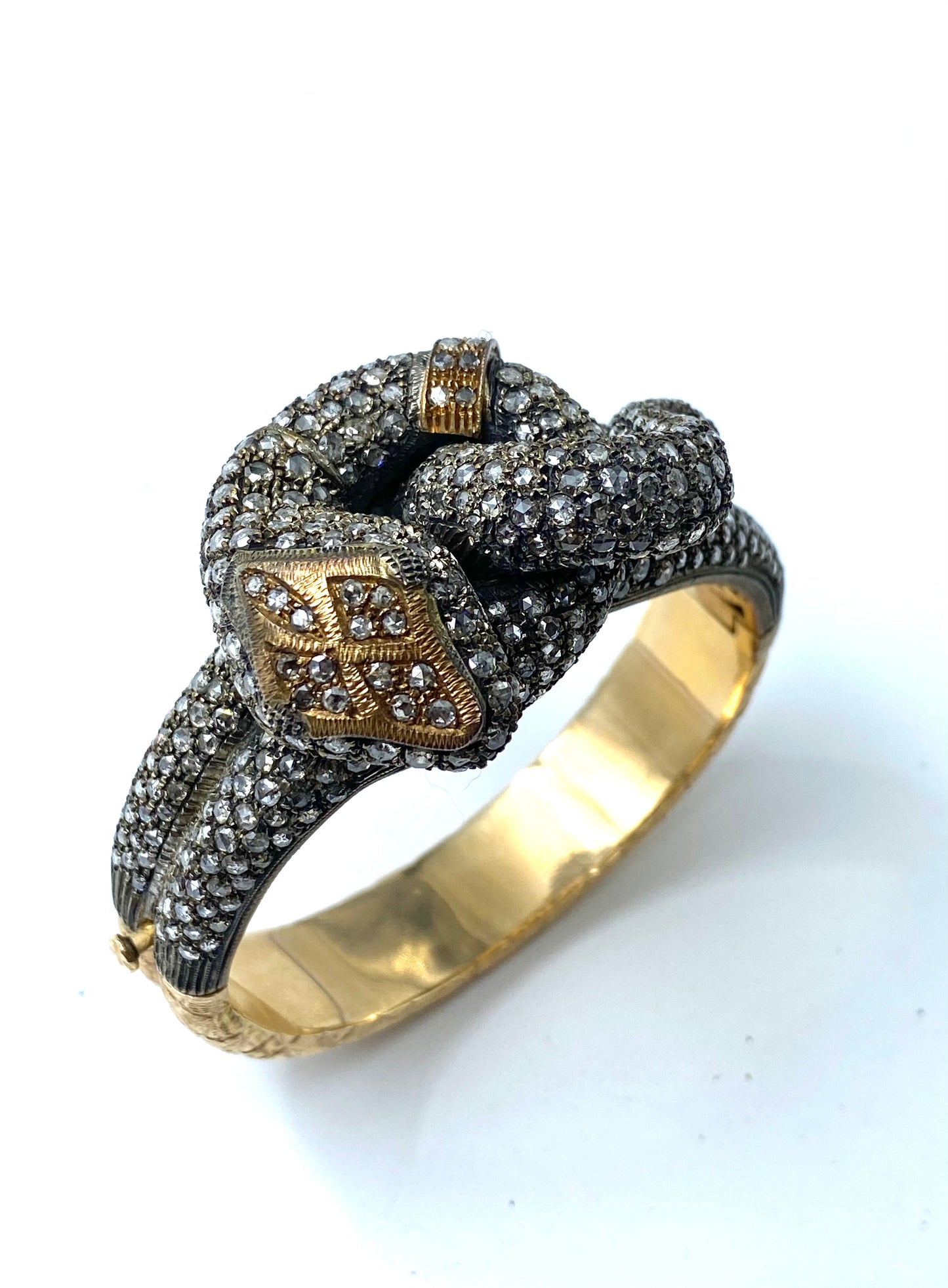 Gorgeous Late Victorian Snake Bangle