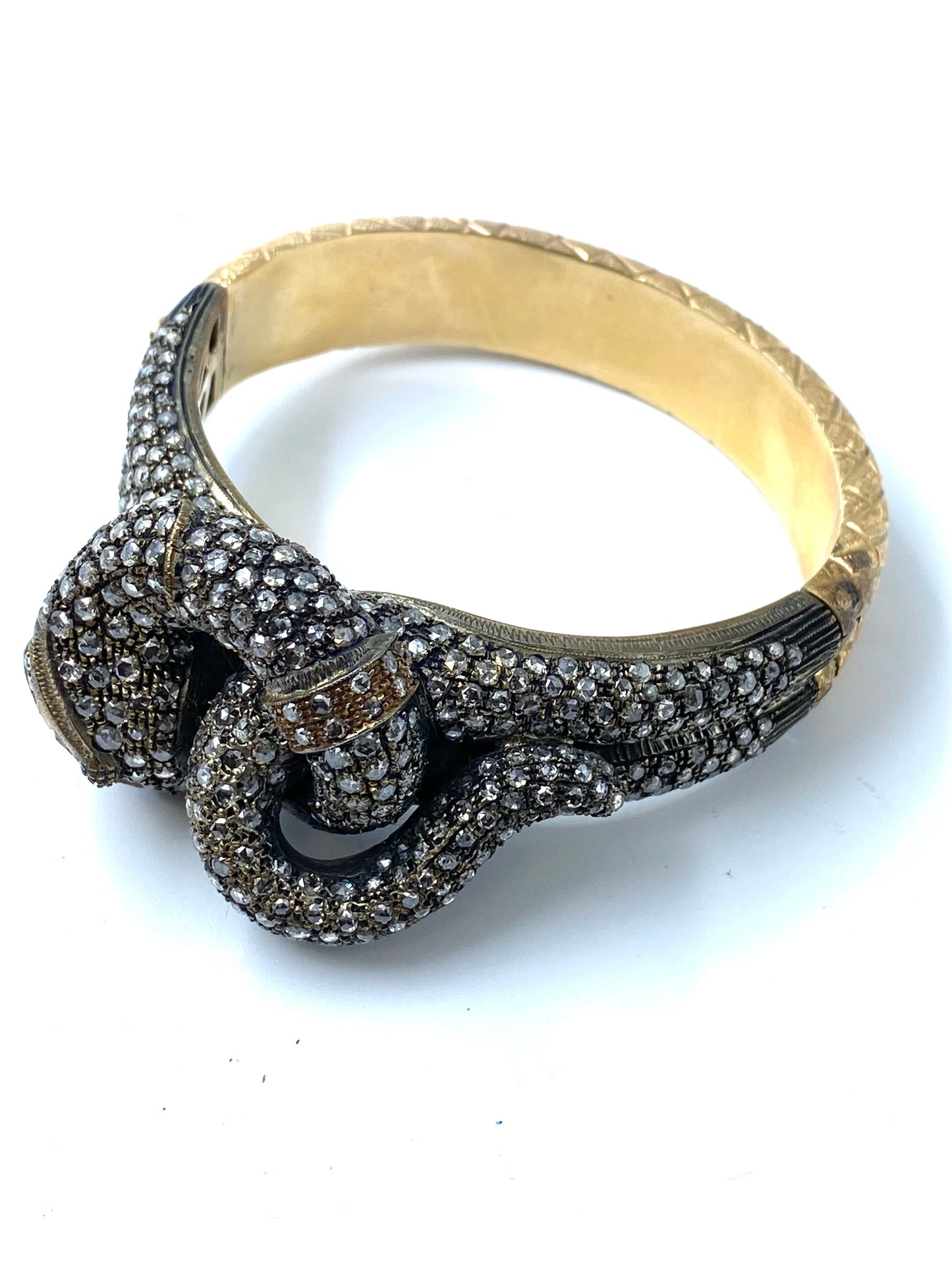 Gorgeous Late Victorian Snake Bangle