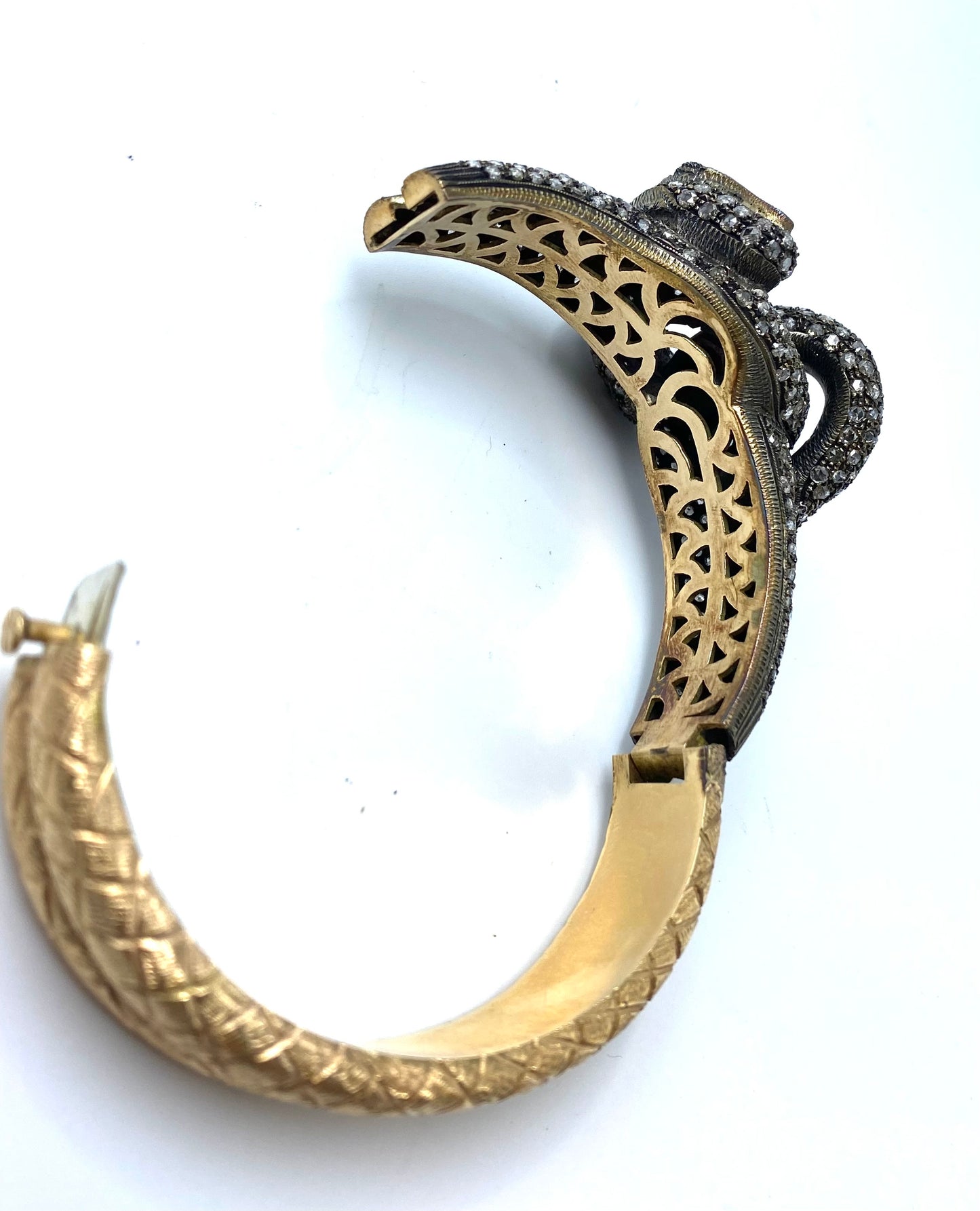 Gorgeous Late Victorian Snake Bangle