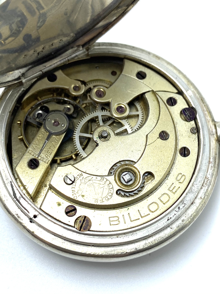 Orologio da Tasca Billodes Zenith in Argento