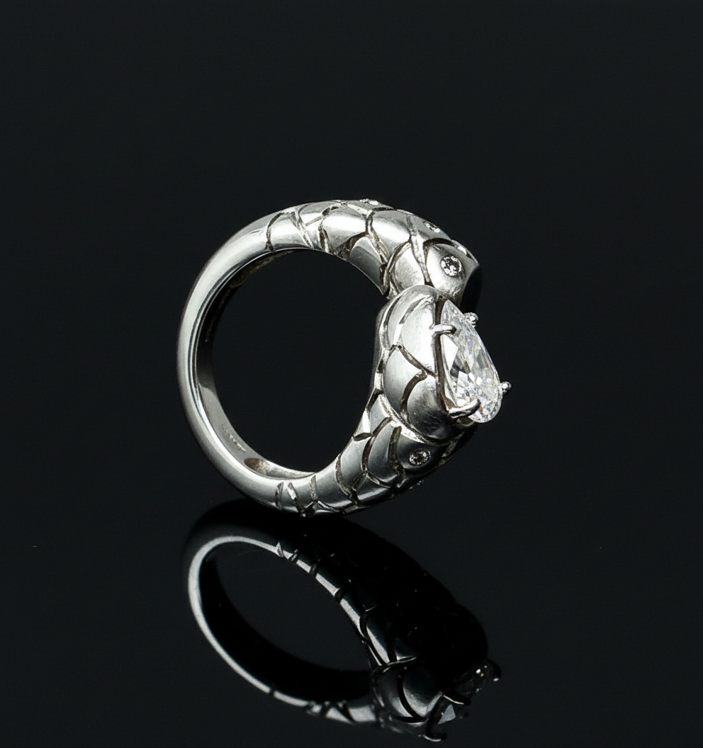 Anello Serpente con Diamanti, Janesich