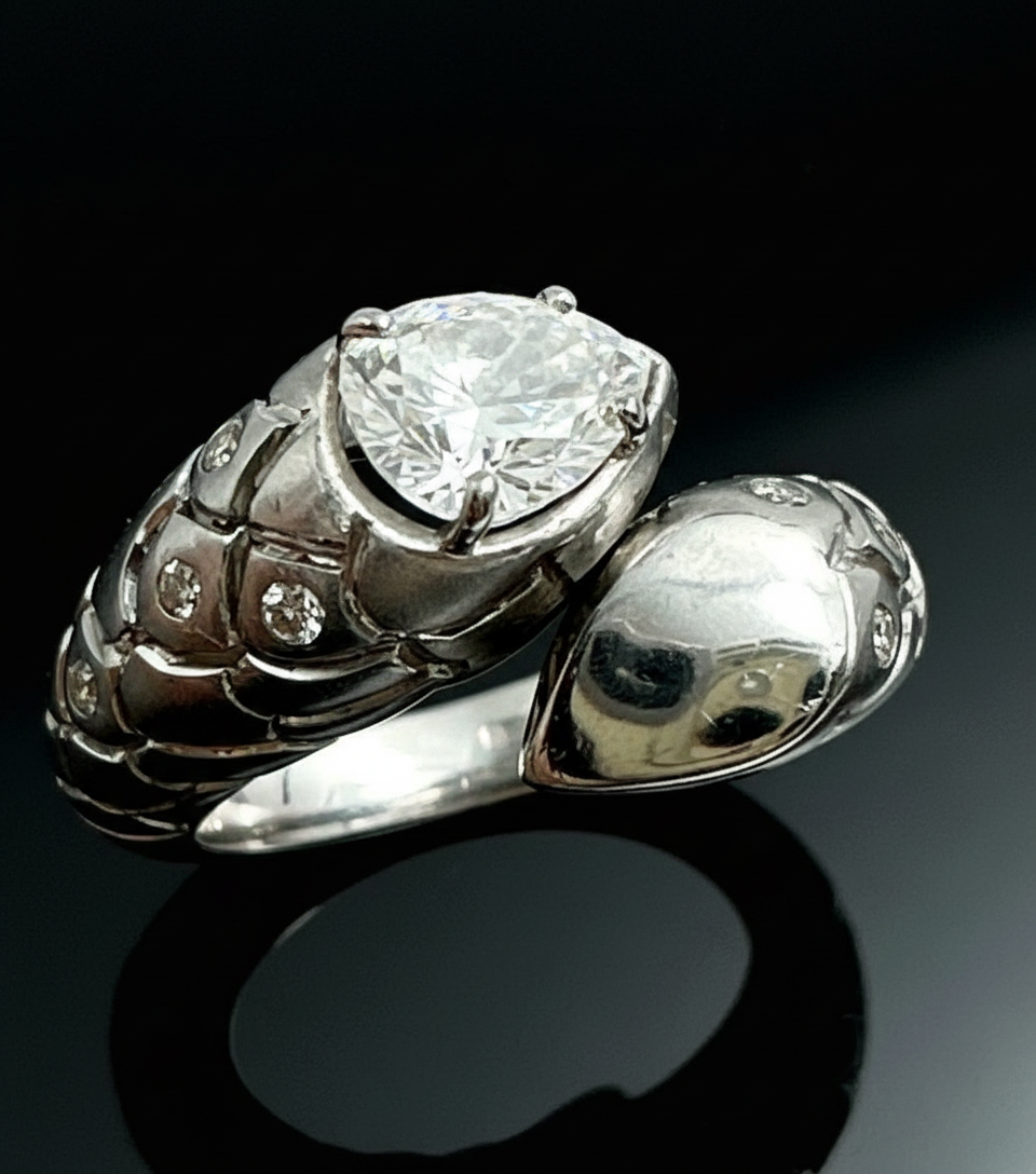 Anello Serpente con Diamanti, Janesich