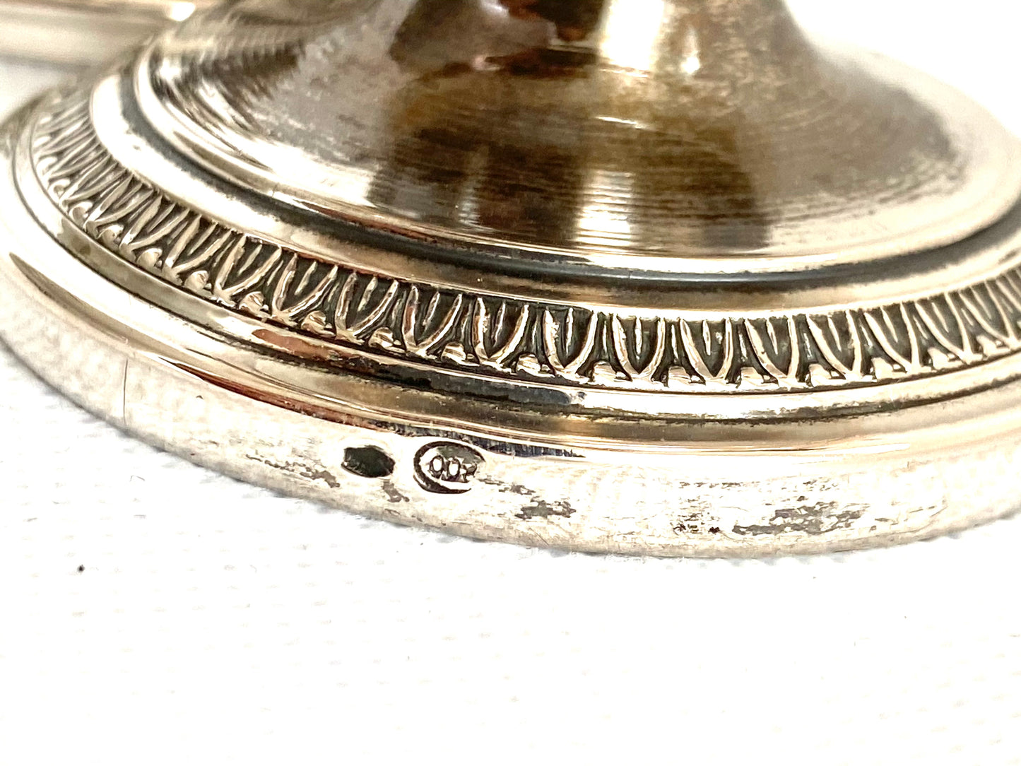 Elegant sugar pot - .800 silver, Italy