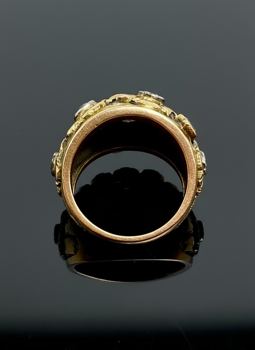 Anello Bombato Italiano, Firmato Cozzolino
