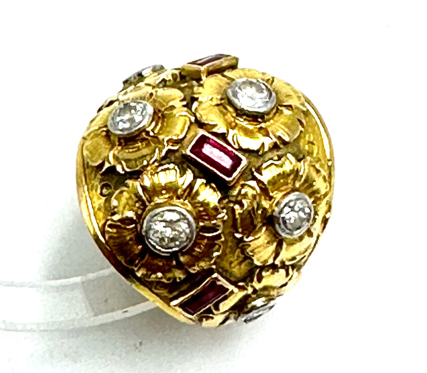 Cozzolino diamonds and rubies band ring