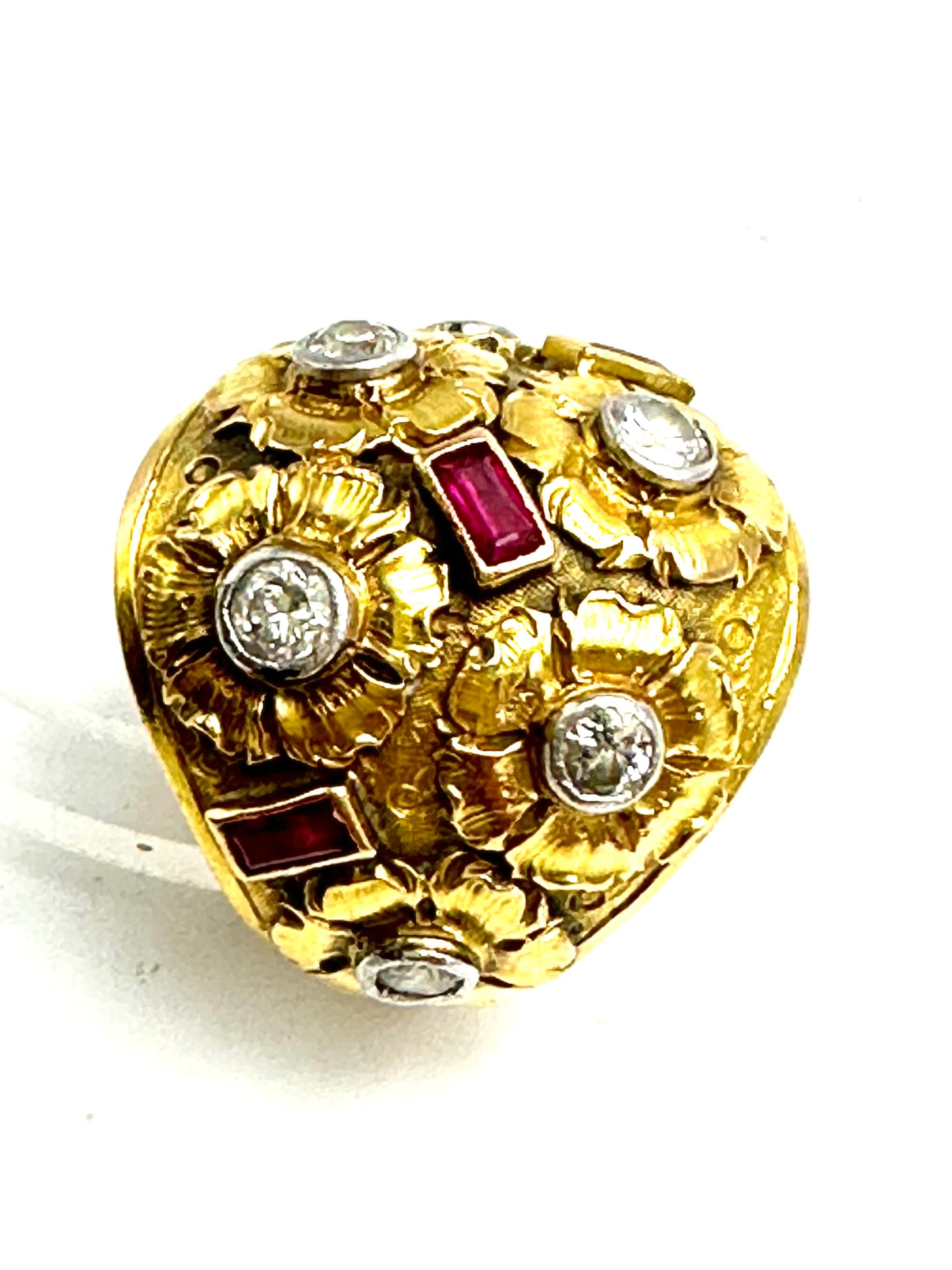 Cozzolino diamonds and rubies band ring