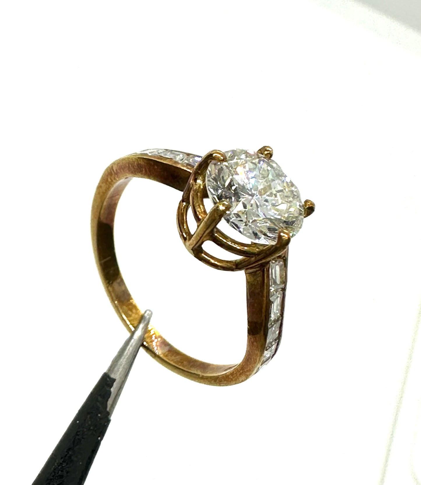 Amazing engagement ring with - diamond ct. 1.69