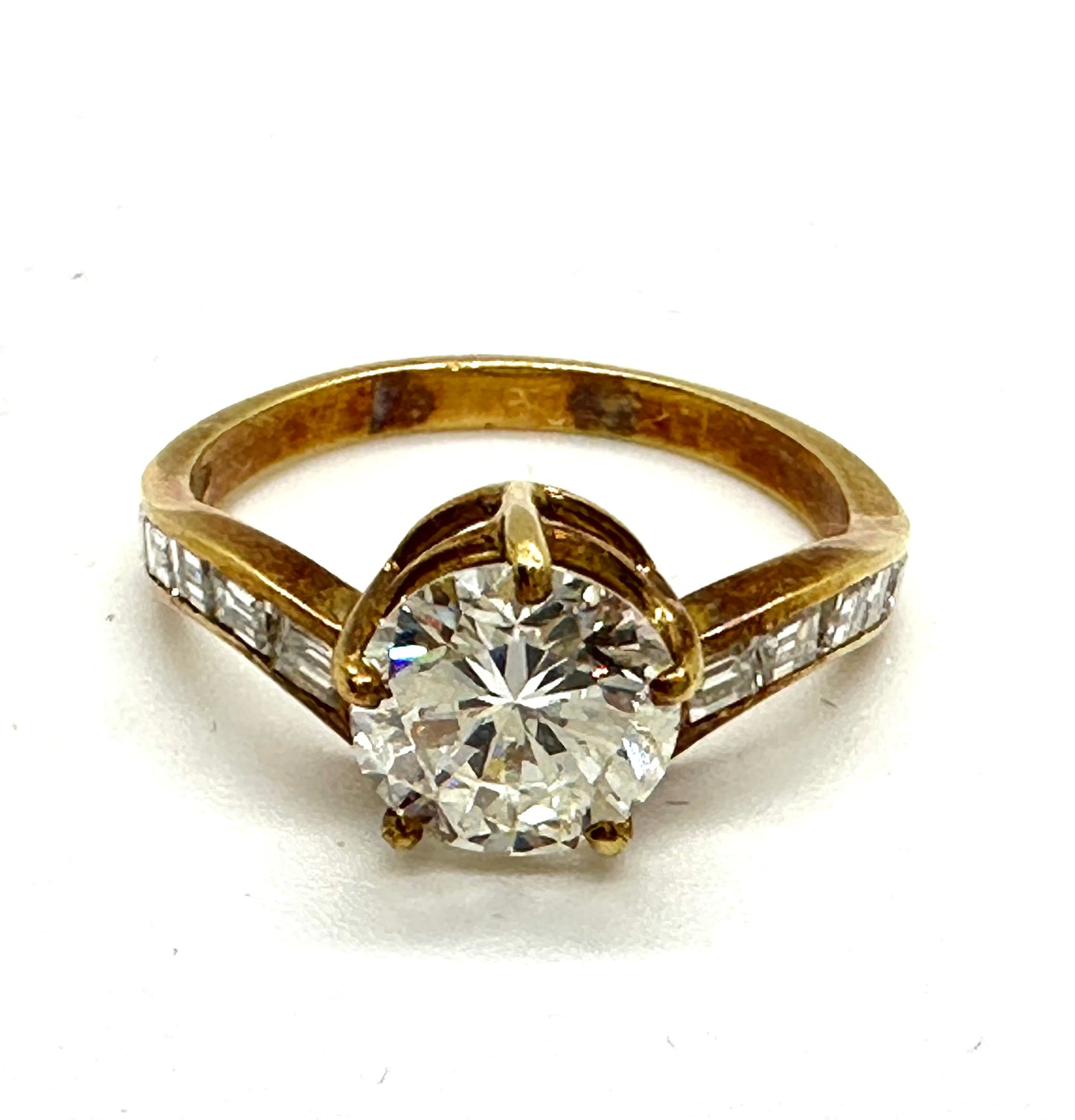 Amazing engagement ring with - diamond ct. 1.69