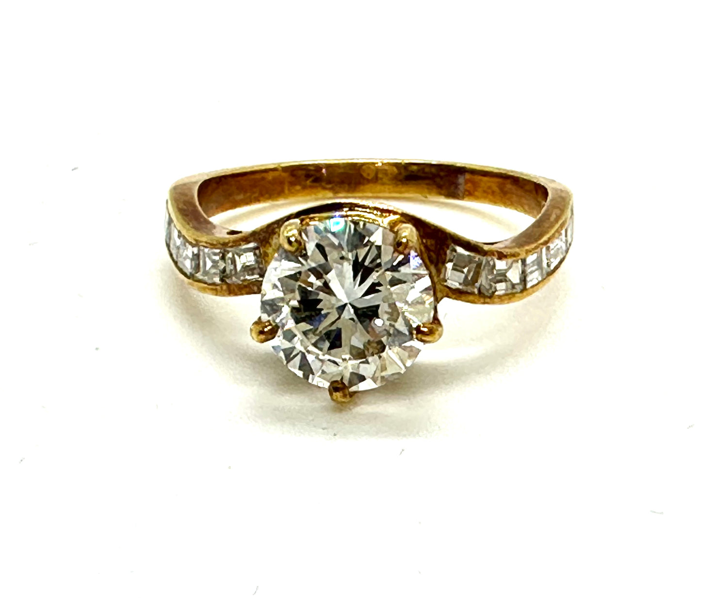 Amazing engagement ring with - diamond ct. 1.69