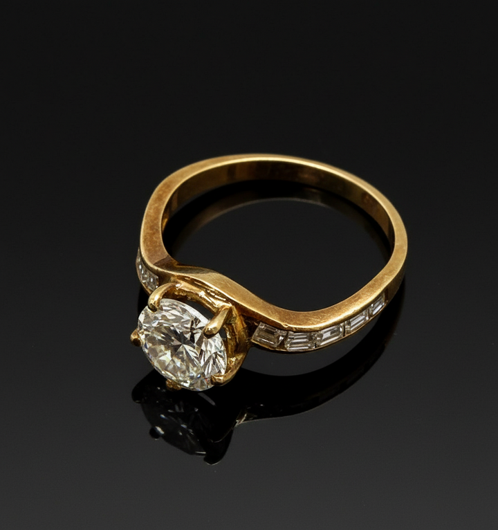 Anello di Fidanzamento con Diamante da 1,69 carati