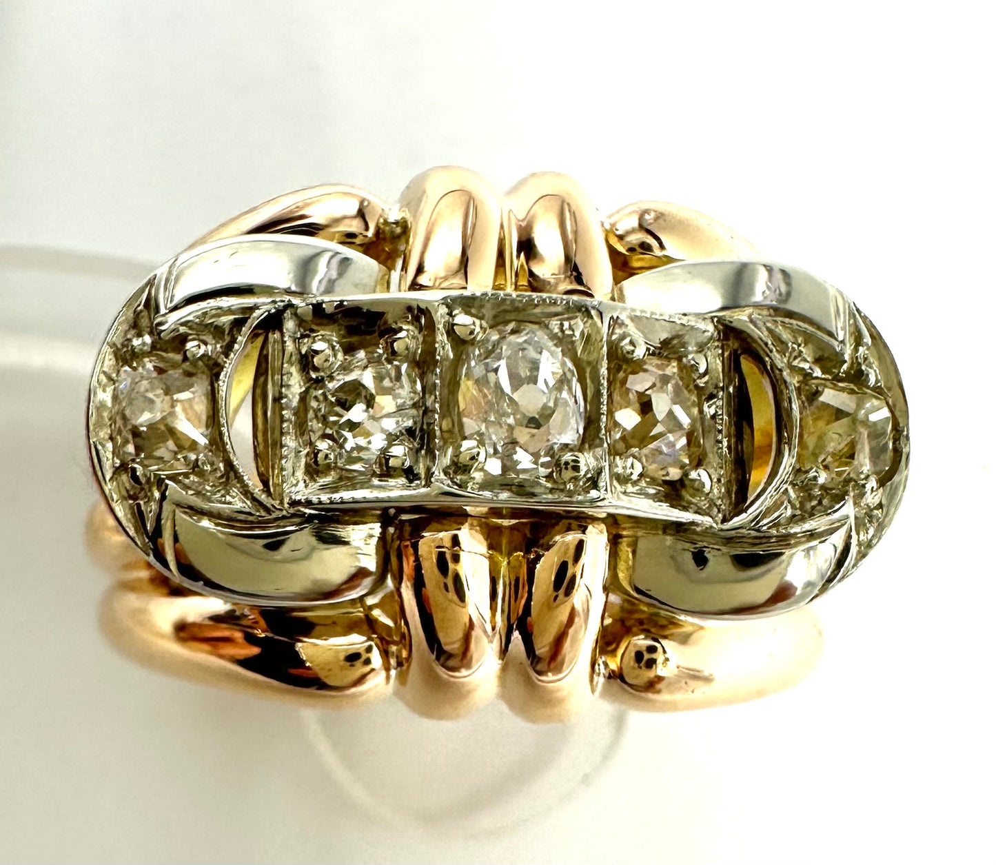 Art Deco Diamonds Band Ring