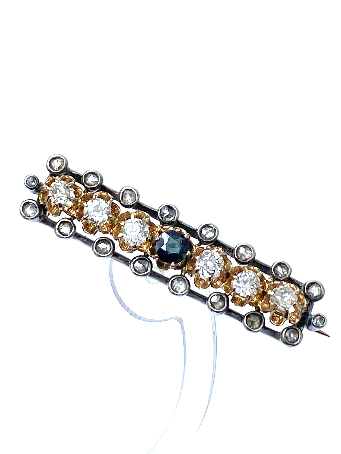 Impressive diamonds pin brooch, Austrohungarian Empire