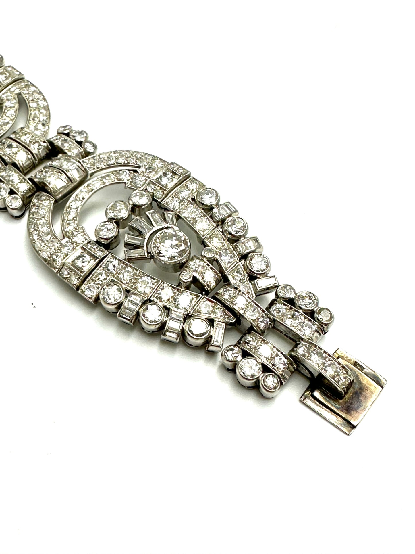 Rare art deco bracelet with diamonds, over 28 ct. Austro-Hungaric Empire