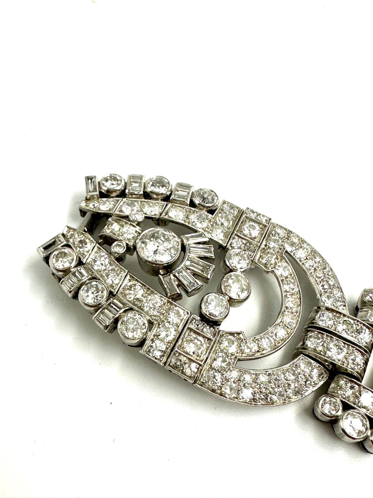 Rare art deco bracelet with diamonds, over 28 ct. Austro-Hungaric Empire